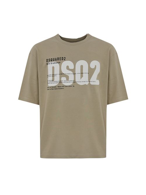 T-shirt DSQ2 in cotone con stampa DSQUARED2 | S74GD1412 D20033800